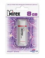 USB карта памяти 8ГБ Mirex Knight White (13600-FMUKWH08)