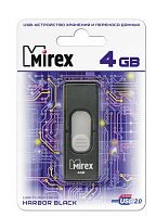 USB карта памяти 4ГБ Mirex Harbor Black (13600-FMUBHB04)
