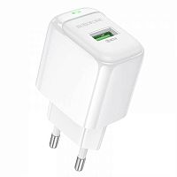 Сетевой адаптер питания BOROFONE BAS42A QC 3.0 (белый)