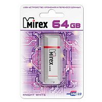USB карта памяти 64ГБ Mirex Knight White (13600-FMUKWH64)