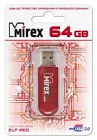 USB карта памяти 64ГБ Mirex Elf Red (13600-FMURDE64)