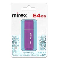 USB карта памяти 64ГБ Mirex Line Violet (13600-FMULVT64)