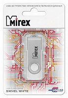USB карта памяти 64ГБ Mirex Swivel White (13600-FMUSWT64)