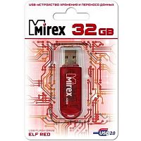 USB карта памяти 32ГБ Mirex Elf Red (13600-FMURDE32)