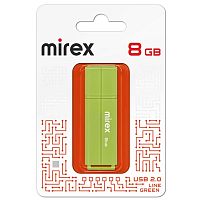 USB карта памяти 8ГБ Mirex Line Green (13600-FMULGN08)