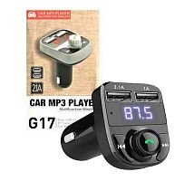 Автомобильный FM-трансмиттер - G17 Bluetooth (черный)