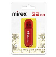 USB карта памяти 32ГБ Mirex Candy Red (13600-FMUCAR32)