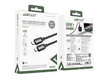 Кабель TypeC - TypeC ACEFAST C20-03 (черный) 1.2м