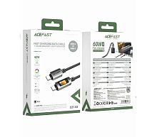Кабель TypeC - TypeC ACEFAST C21-03 60W (черный) 1.2м