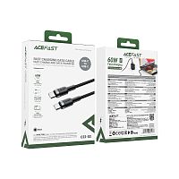 Кабель TypeC - TypeC ACEFAST C22-03 (черный) 1.2м
