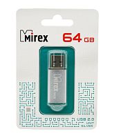 USB карта памяти 64ГБ Mirex Unit Silver (13600-FMUUSI64)