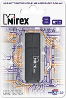 USB карта памяти 8ГБ Mirex Line Black (13600-FMULBK08)