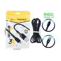 Кабель USB - Lightning MRM MR80i (черный) 1.2м