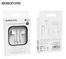 Наушники с микрофоном BOROFONE BM30 (белый)