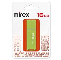 USB карта памяти 16ГБ Mirex Line Green (13600-FMULGN16)