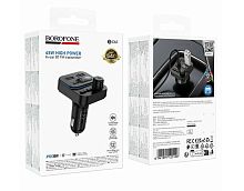 Автомобильный FM-трансмиттер BOROFONE BC61 PD20W QC3.0 Bluetooth (черный)