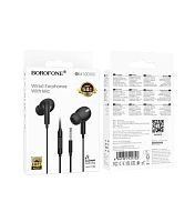 Наушники с микрофоном BOROFONE BM100 Pro (черный)