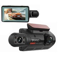 Автомобильный видеорегистратор ENERGY POWER A68 HD + 2 камеры (черный)