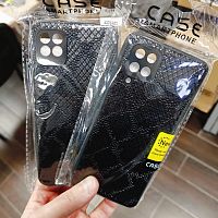 Чехол TPU на Samsung A13 под кожу (черный)