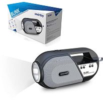 Акустическая система Smartbuy BLINK, 5Вт, Фонарь, Bluetooth, MP3, FM-радио, (SBS-5070) черная