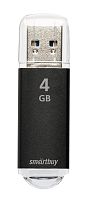 USB карта памяти 4ГБ Smart Buy V-Cut (черный) (SB4GBVC-K)