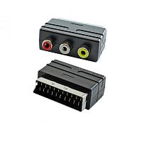 Адаптер SCART OUT 3 RCA без переключателя