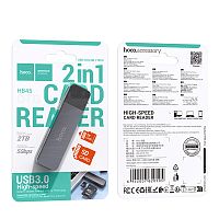 Карт-ридер HOCO HB45 USB 3.0 (черный)