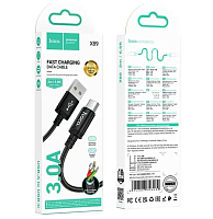 Кабель TypeC - TypeC HOCO X89 60W (черный) 2м
