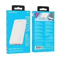 Портативный аккумулятор BOROFONE BJ38 10000 mAh 22.5W+ PD 20W (белый)