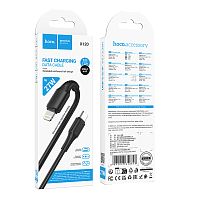 Кабель Lightning -TypeC HOCO X120 PD 27W (черный) 1м