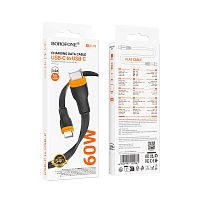 Кабель TypeC - TypeC BOROFONE BX118 60W (черный) 1м