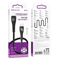 Кабель TypeC - TypeC BOROFONE BX98 60W (черный) 1м