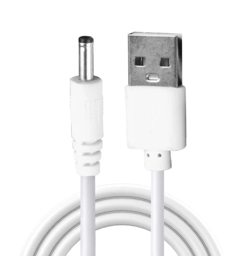 Кабель USB USB = 3,5 х 1,35 1m (белый)