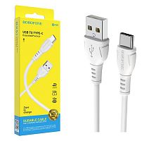 Кабель USB - TypeC BOROFONE BX51 (белый) 1м