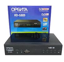 Цифровая ТВ приставка DVB-T-2 Орбита HD-G889 + HD плеер