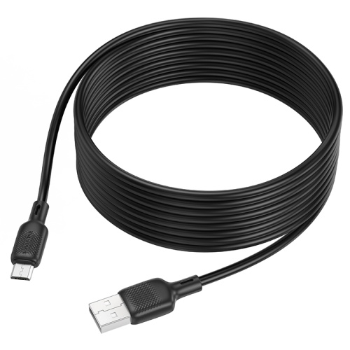 Кабель USB - Micro BOROFONE BX113 (черный) 3м фото 2