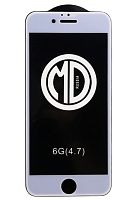 Защитное стекло утолщенное MD iPhone 6/6S (белый) 