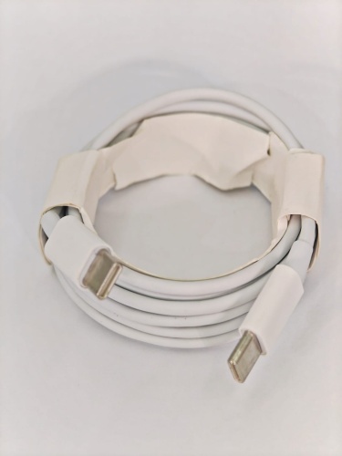 Кабель Type-C - TypeC Lawa 100W (белый) 2м без упаковки  фото 2