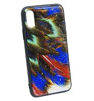 Чехол Case Rainbow на iPhone X/XS (блестки и стразы) 11