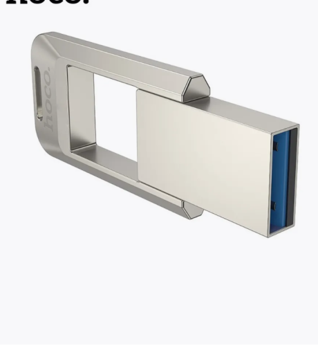 USB карта памяти HOCO UD16 128ГБ USB 3.0 (серый) фото 2