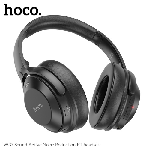 Полноразмерные Bluetooth наушники HOCO W37 ANC шумоподавлением (черный) фото 3