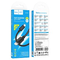 Кабель Lightning -TypeC HOCO X119 PD 27W (черный) 1м