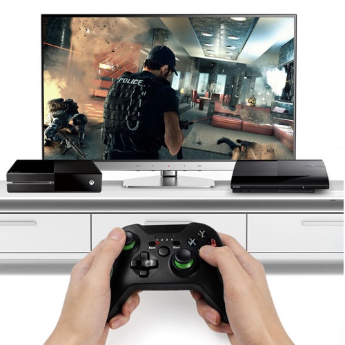 Геймпад для XBOX One 2.4Ghz беспроводной (черный)  фото 4