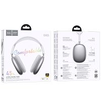 Полноразмерные Bluetooth наушники HOCO W65 (серебро)