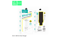 Сетевой адаптер питания DENMEN DC17 QC 3.0 1USB (белый)