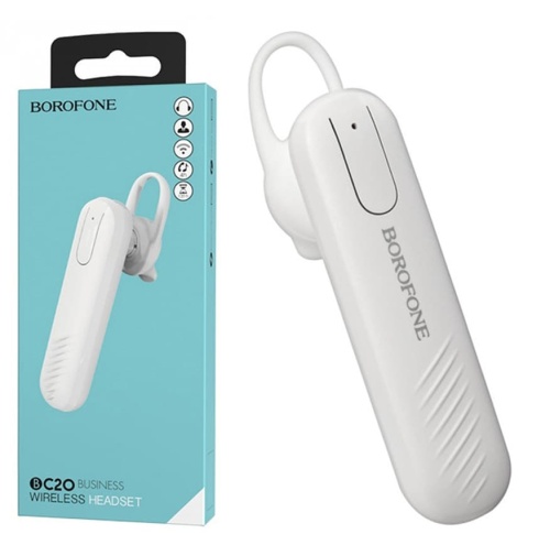 Гарнитура Bluetooth BOROFONE BC20 (белый)