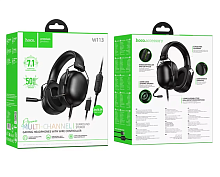 Игровые наушники HOCO W113 (черный) мятая упаковка