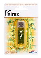 USB карта памяти 64ГБ Mirex Elf Yellow (13600-FMUYEL64)