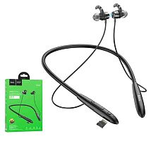 Спортивные наушники Bluetooth HOCO ES61 (черный), мятая упаковка