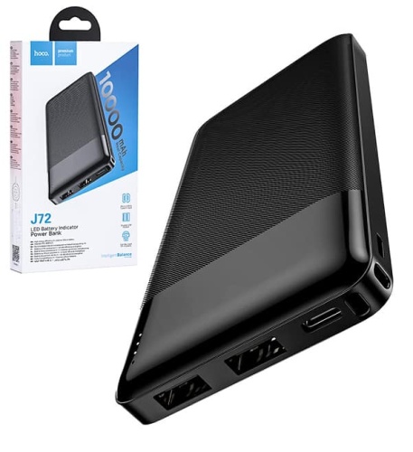 Портативный аккумулятор HOCO J72 10000 mAh (черный)